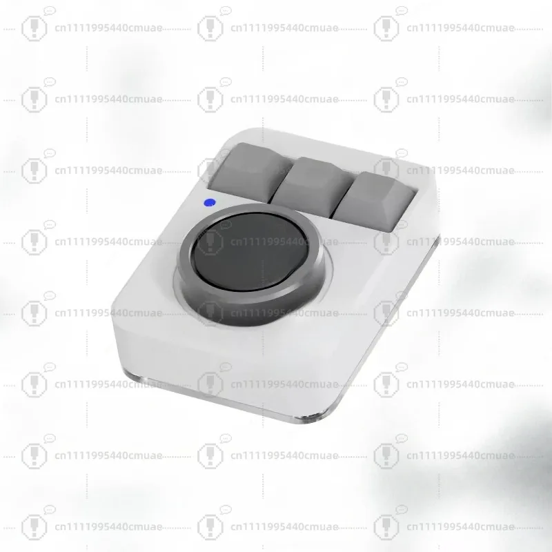 Aluminum alloy double-knob mechanical keyboard, custom volume, multimedia, boyfriend gift