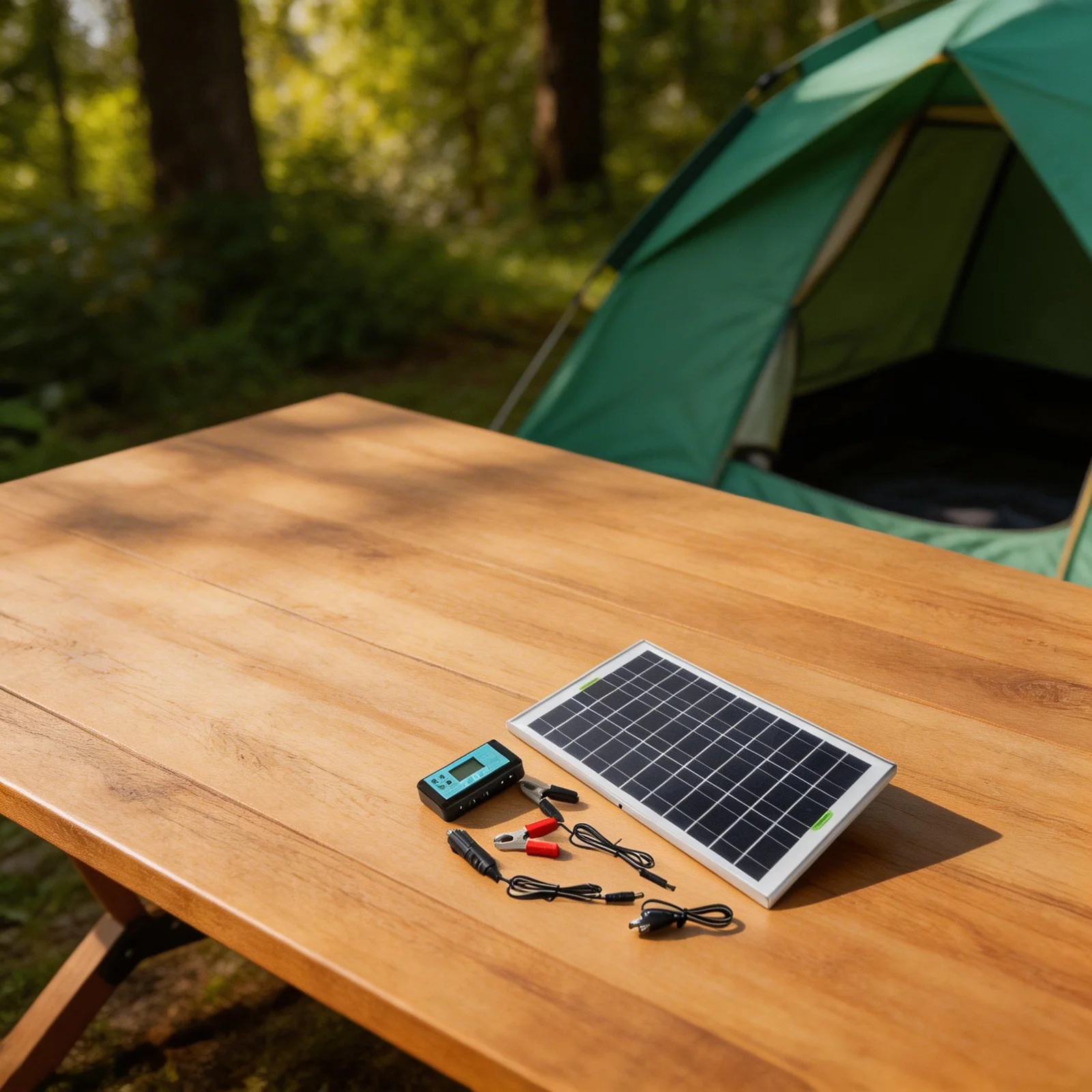 Dual USB Solar Panel 35*28cm 20W Solar Panel 10A Controller Car Charging Compatibility Charging Multiple Devices