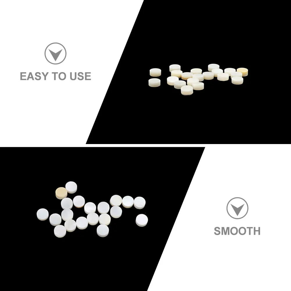 

20 Pcs Guitar Tone Fret Markers Inlay Dots Finger Board Fretboard Stickers Self Adhesive Ukulele