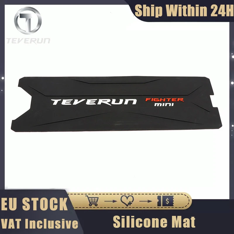 Original Silicone Mat for TEVERUN Fighter Mini Fighter Mini PRO Electric Scooter Deck Pedal Cover Rubber Pad Mat Parts