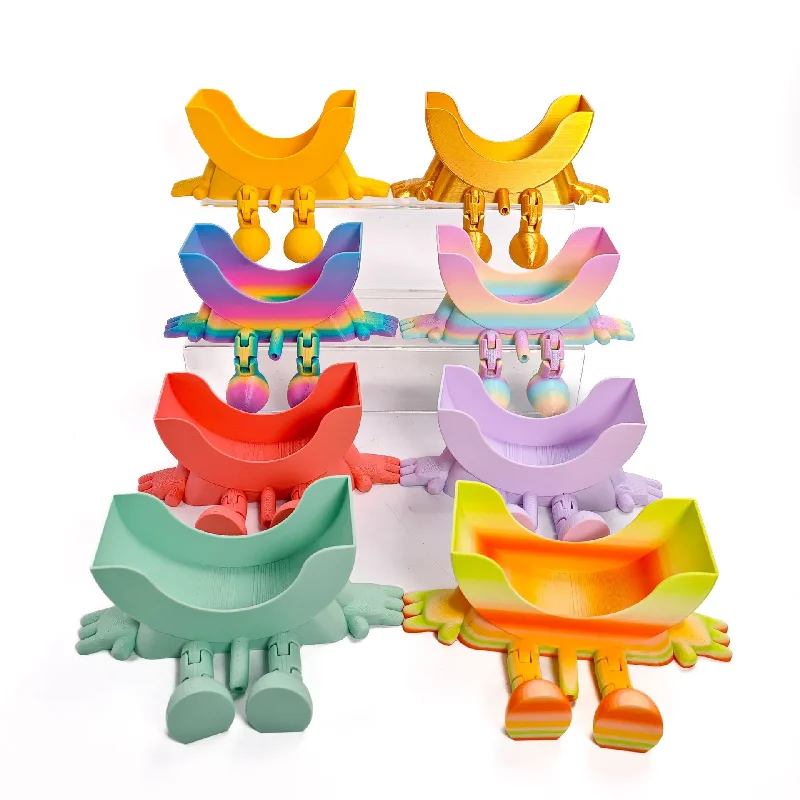 Smiley Dish Scrubber Drain Rack Home Kitchen Use Scrub Scrubber Sponge Storage Box Convenient Storage Innovative Design
