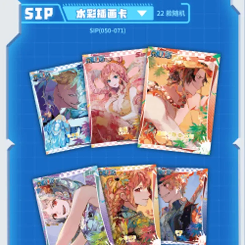 Newest Wholesale Lucky Card One Piece Collection Card 8 Bullet Luffy Boa Nami Booster Box Trading CCG TCG Hobby Gift