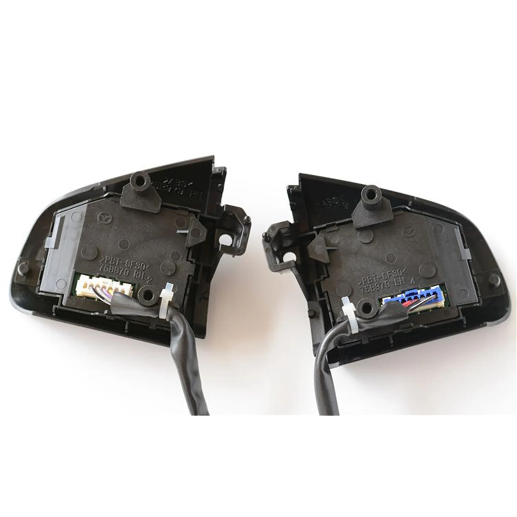 2Pcs Car Volume Mode Multi-Function Steering Wheel Switch Control Buttons for 3 5 -5 -7