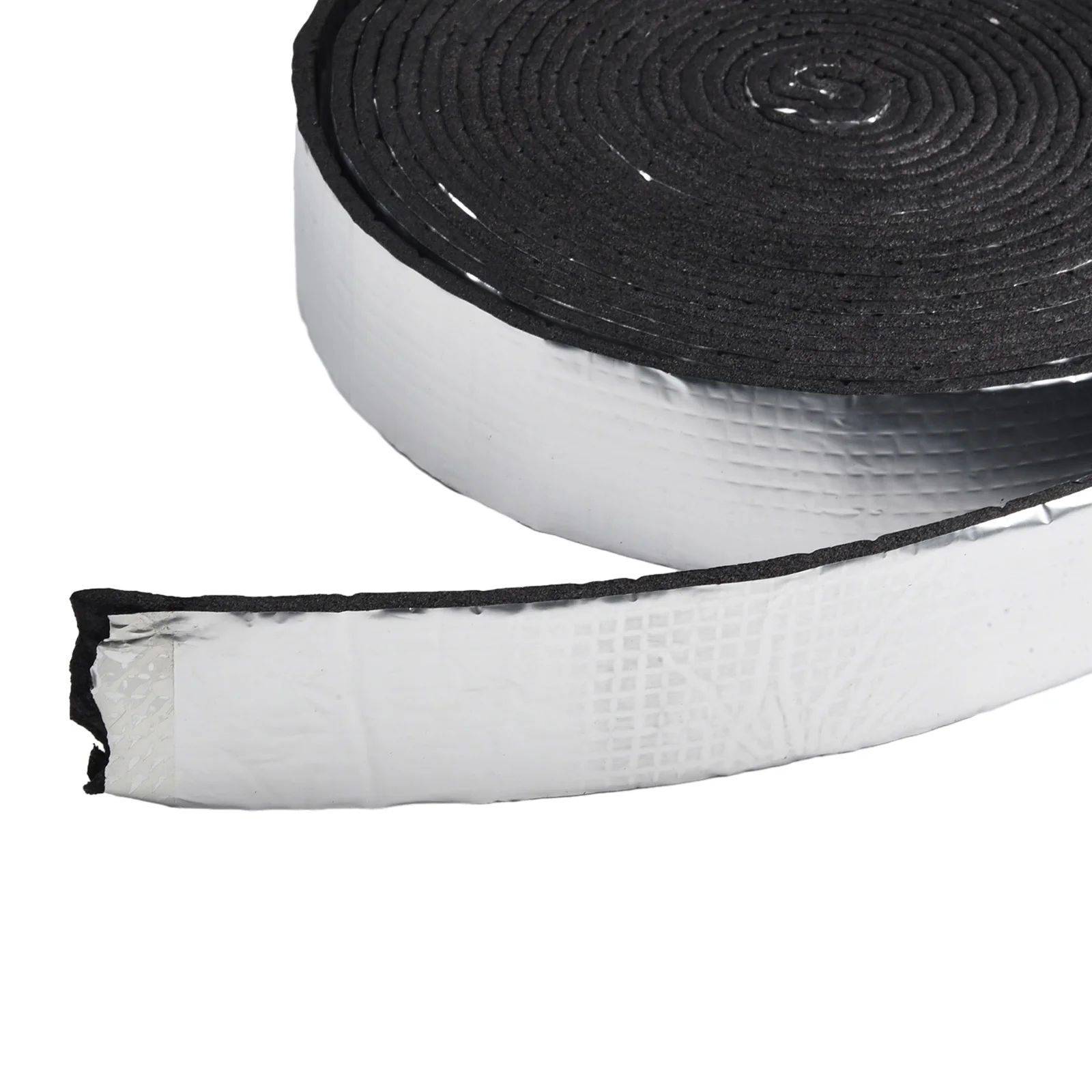 Outdoor Pipe Insulation 32.8 Ft Long Rubber Plastic Foam Tape with Aluminum Foil Backing for Water Line Temperature Stability