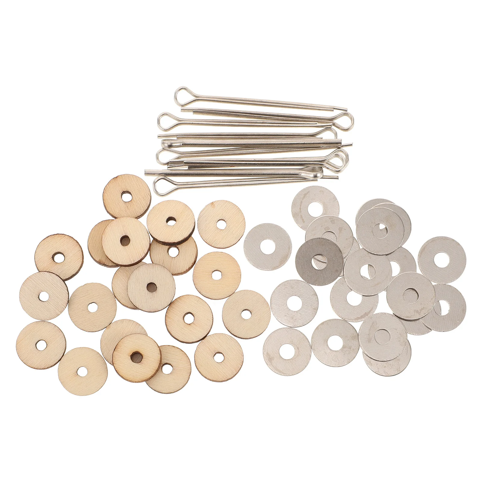 

20Sets Wooden Joint Bolt Flexible Rotatable Bear Connectors for DIY Making Crafts Moving Limb Connection Supplies