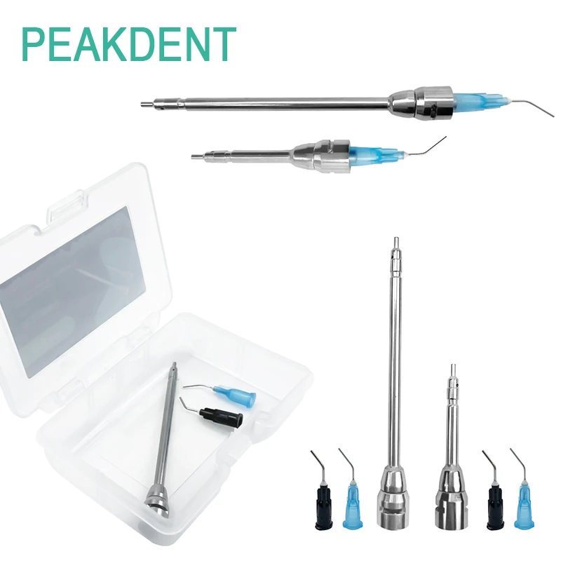 

1pcs Dental Irrigation Curved Needle Tip Tube Three-way Injector Nozzle Dental Chair Unit Three Gun Air Gun