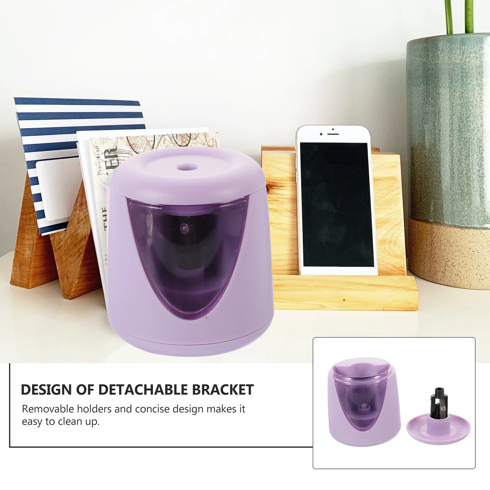 

Electric Pencil Sharpener Multi-functional Pencil Sharpener Pencils Sharpening Tool Stainless Steel Battery Powered Commercial