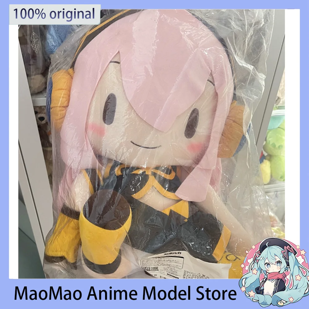 

В наличии SEGA, оригинальная плюшевая кукла Hatsune Miku Megurine Luka Fuwa Petit, 32 см, каваи, детские коллекционные игрушки, натуральный подарок