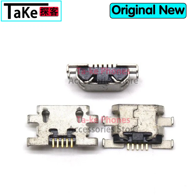100-500Pcs Data charging port tail plug Micro USB 5Pin Jack Connector reverse socket For youmi 4S Mini Gionee GN5005