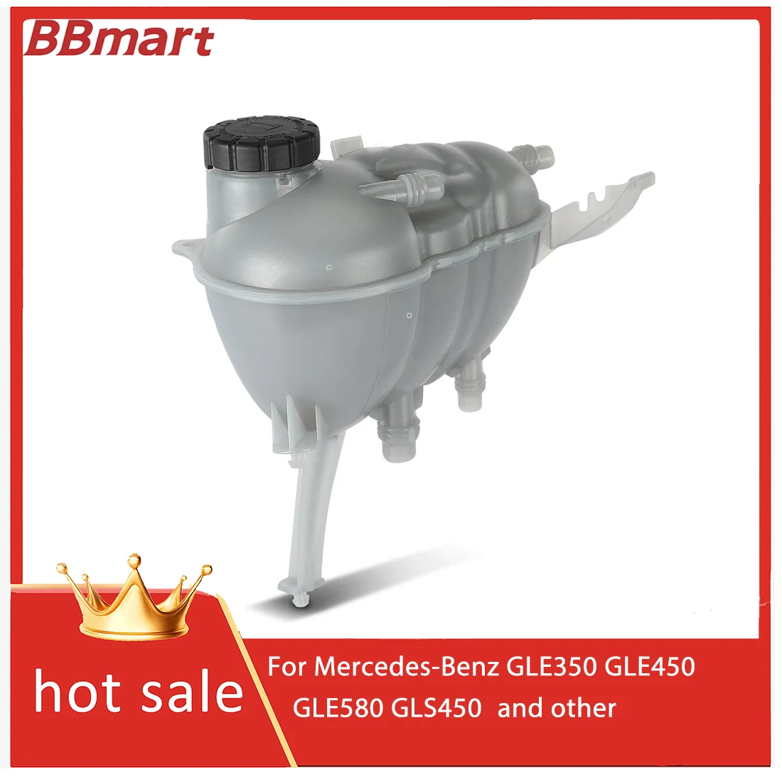 

1675009900 Engine coolant reservoir for Mercedes-Benz GLE350 GLE450 GLE580 GLS450 and other.BBmart