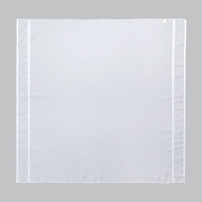 Islam Sciarpa quadrata bianca Uomo Shemagh Arabo Copricapo Hijab Wrap Turbante Arabo Copricapo Musulmano Keffiyeh Preghiera Turbante Bandane