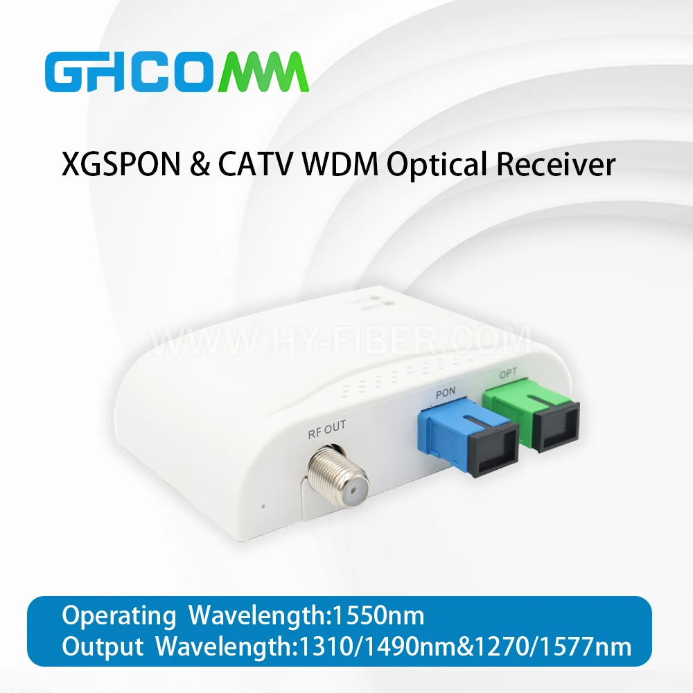 XGSPON&CATV WDM Optical Receiver 1270/1577nm Triplexer Minimode Converter