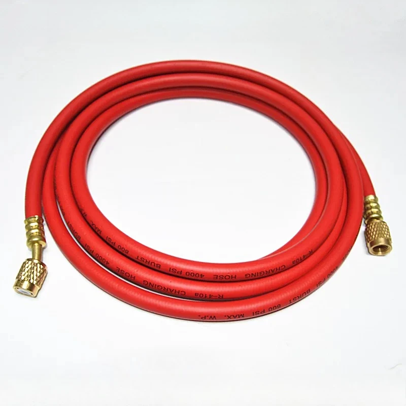 3M 5M Custom R410A AC Refrigerant Charging Hose High Pressure Vacuum Hose for Air Conditioner
