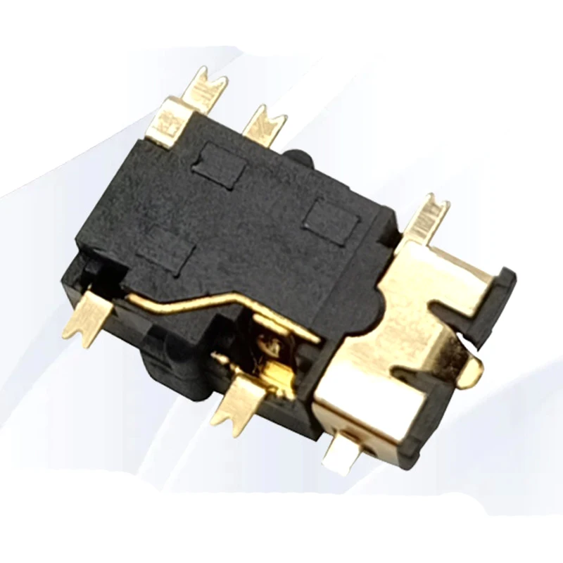 100pcs 3.5 Headphone socket PJ-342k sinking plate patch gold-plated JACK female seat 5-segment functional connector