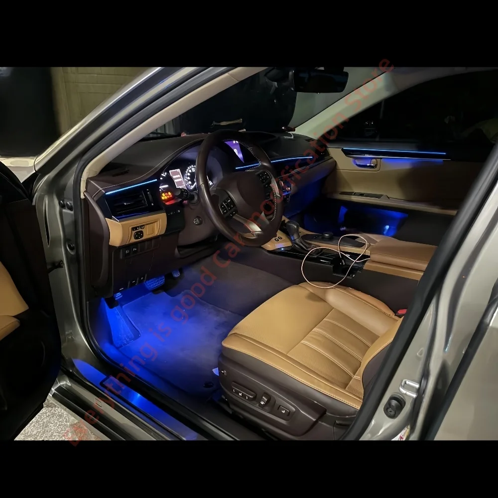 For Lexus ES 2013-2017 Ambient Light Automotive interior lighting upgrade Car accessories Luminous Decorative Strips Foot lamp