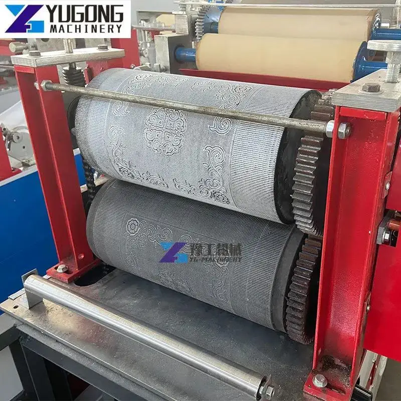 Volautomatische Embossing Opvouwbare Servet Tissuepapier Making Machine Papieren Servet Machine Handdoek Interfold Machine