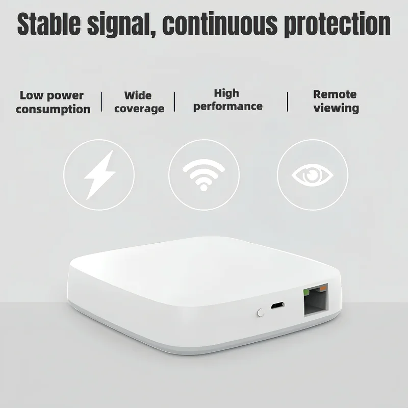 Tuya Smart Gateway ZigBee3.0 Wireless Multi - mode + Wired Multi - function Smart Gateway & Smart Remote Control Host