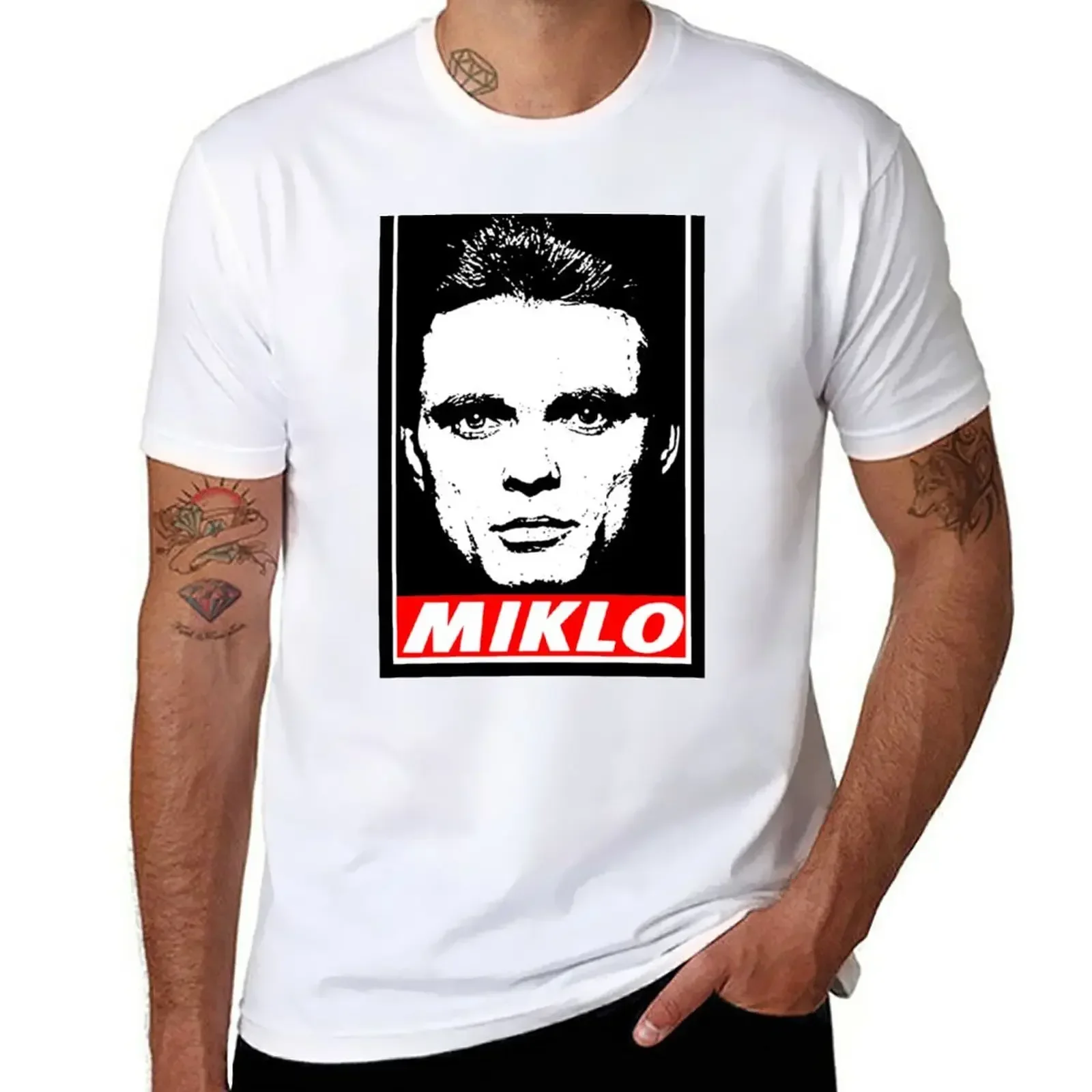 VL Miklo T-Shirt aesthetic clothes Short sleeve tee men clothing