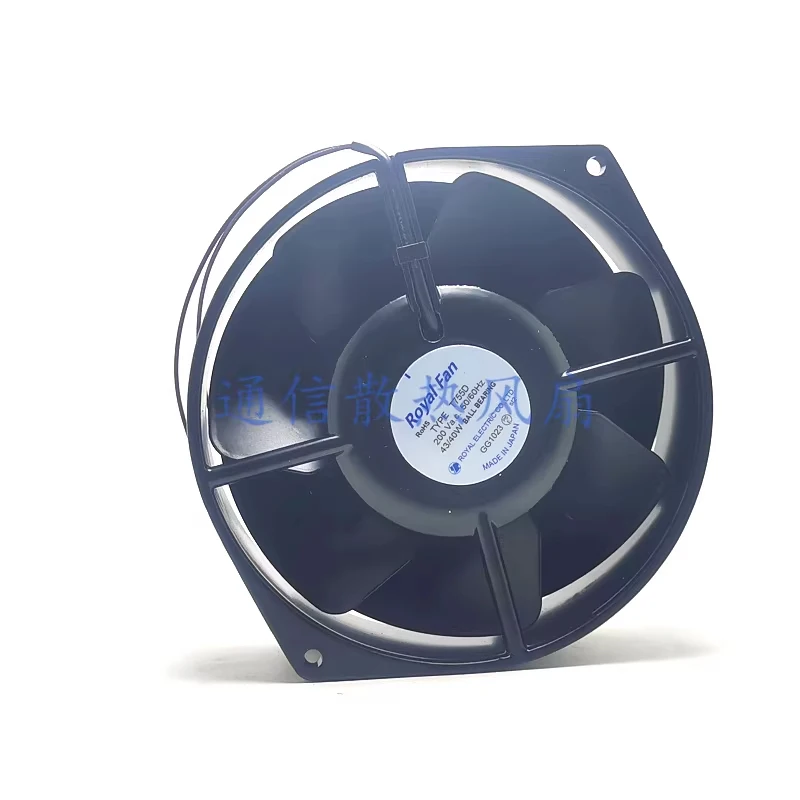 

HTS For Royal Fan TYPE T755D 200VAC 150×55 Metal Cooling Fan, 15 cm 1PCS