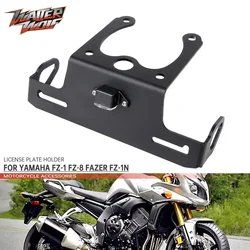 Soporte de matrícula corto FZ1 para YAMAHA FZ 1 FZ8 Fazer FZ1N, eliminador de guardabarros trasero ordenado, marco de luz LED, accesorios de motocicleta