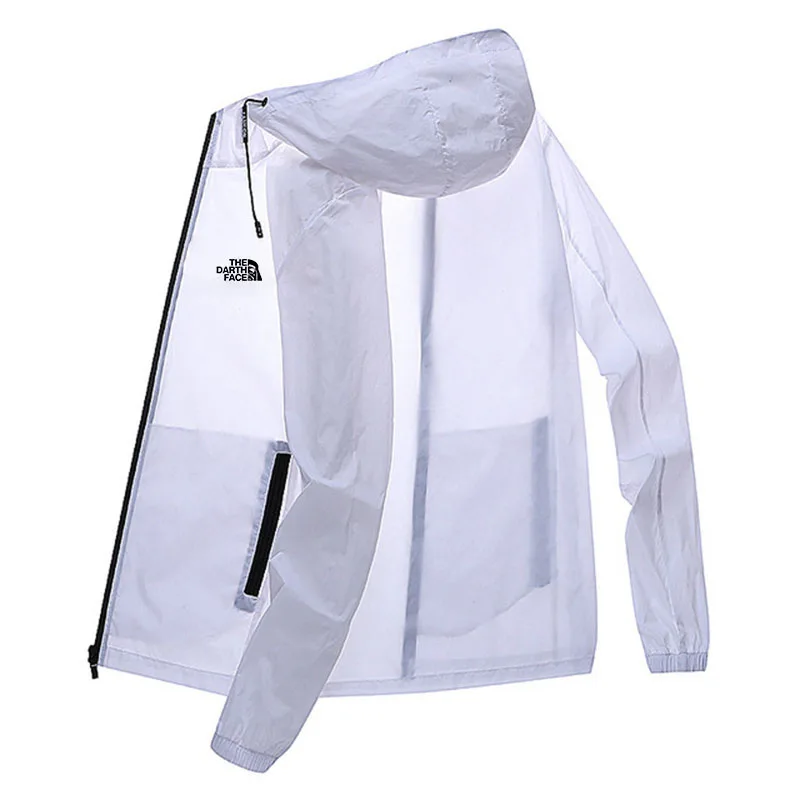 Summer Darth Raincoat Men\'s Anti-ultraviolet UV50 Sun Protection Clothing Fishing Hunting Clothing Quick-drying Skin Windbreaker