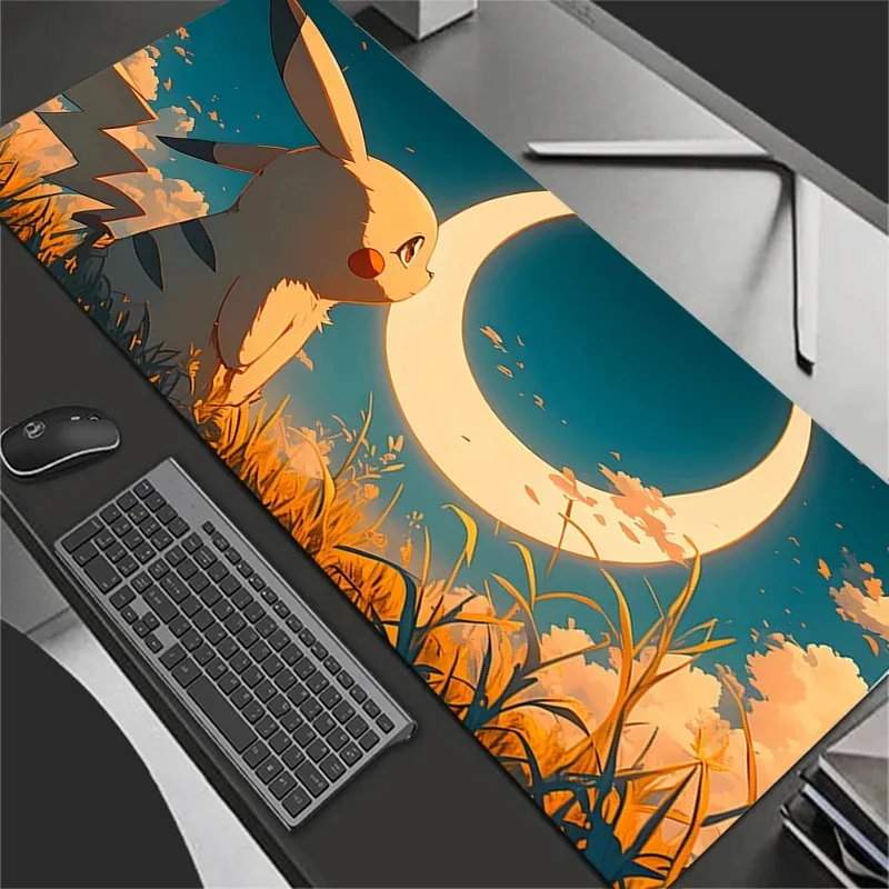 Mauspad Gaming-Zubehör PC Gamer Alfombrilla Xxl Computertischmatte Laptop Varmilo Tastatur P-Pokemons P-Pikachus Mousepad