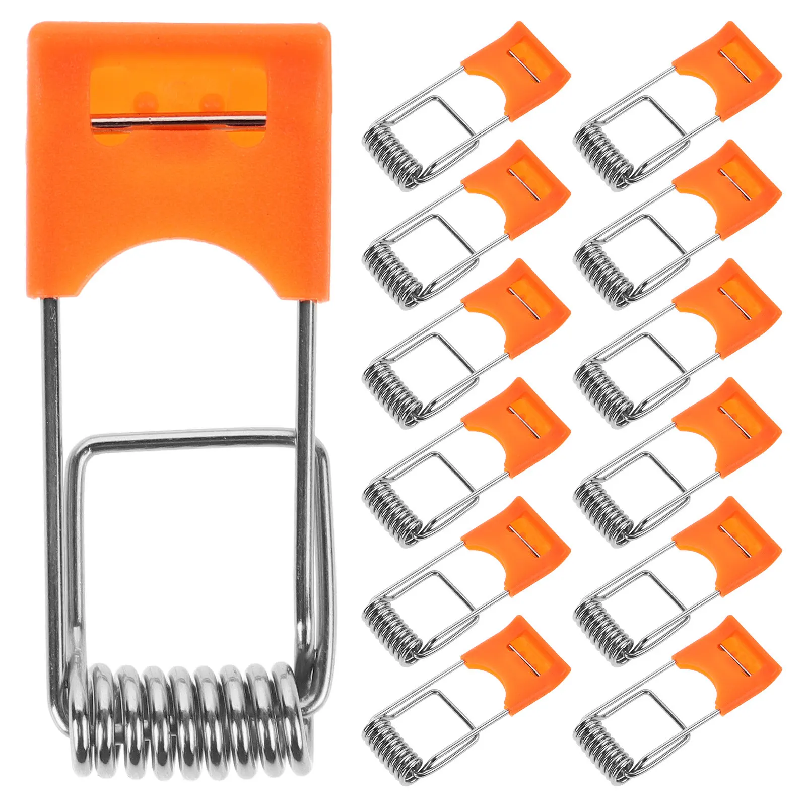 

100 шт. прецизионных пружинных зажимов для встраиваемых светильников, надежное крепление для панельных ламп и даунлайтов