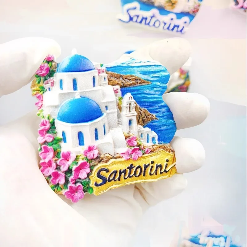 Greece Souvenirs Athens Fridge Stickers Parthenon Santorini Fridge Magnets Home Decoration Wedding Gifts