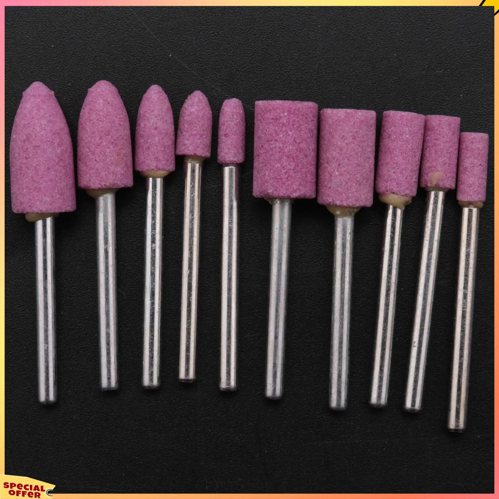 ABFI 3Mm 90 Degree Angle Air Die Grinder Mini Grinder Pneumatic Polisher Tool Set Abrasive Tool For Metal Polishing