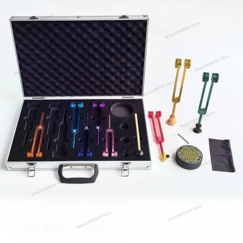 For Tuning Forks, Color Set 126.22 136.1 141.27 172.06 194.18 Tuning Fork