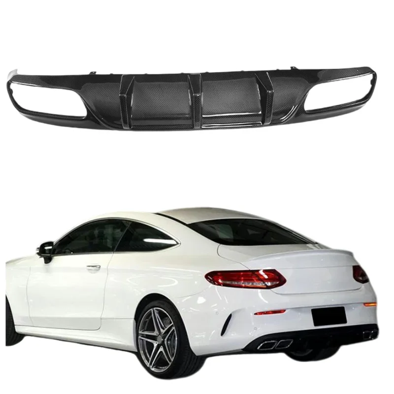 

Автомобильные аксессуары в стиле FD, задняя губа из углеродного волокна, задний спойлер для Mercedes-Benz W205 C63 2015-2021