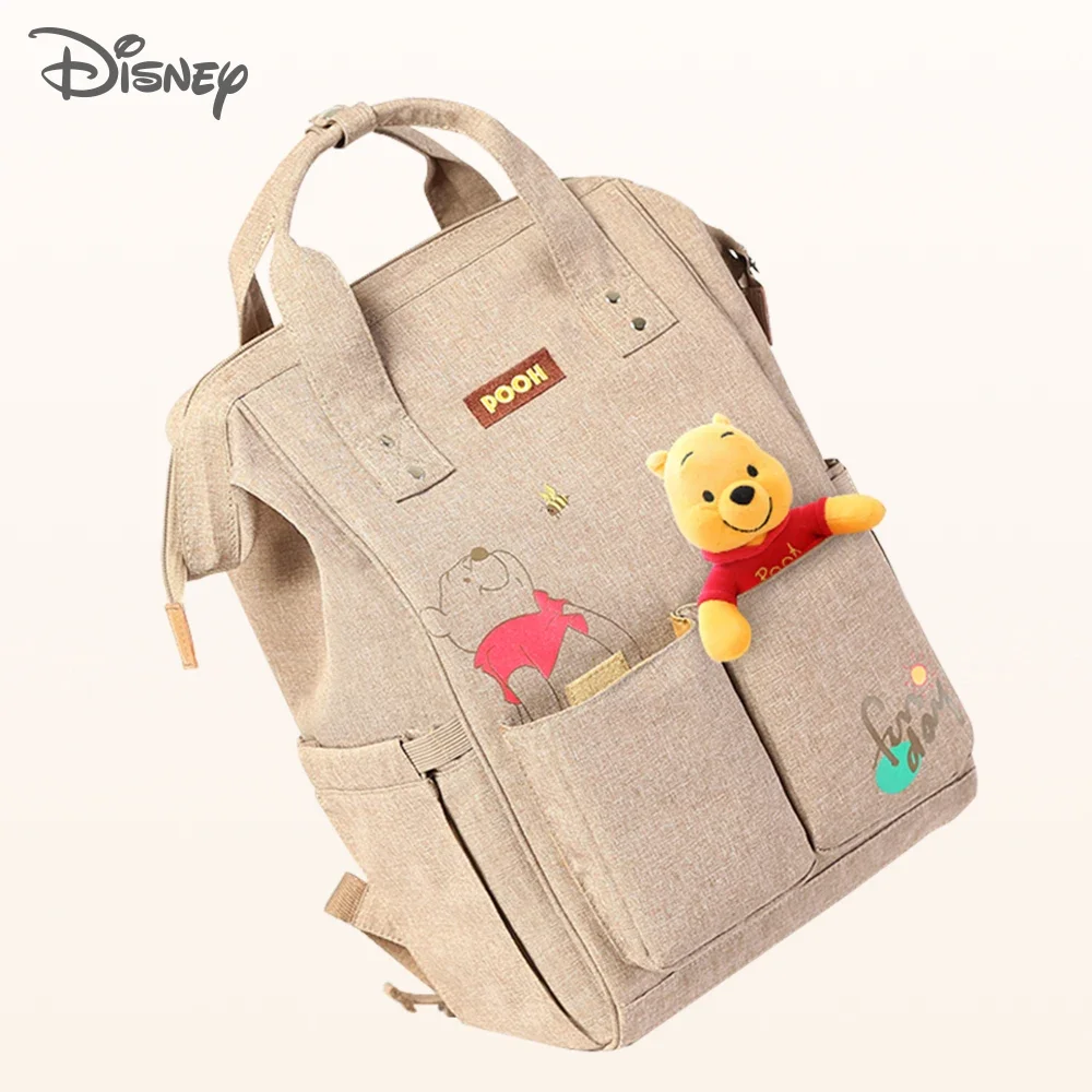 Disney-mochila Oxford para pañales de maternidad, bolso de viaje para el cuidado del bebé, Minnie y Mickey Mouse