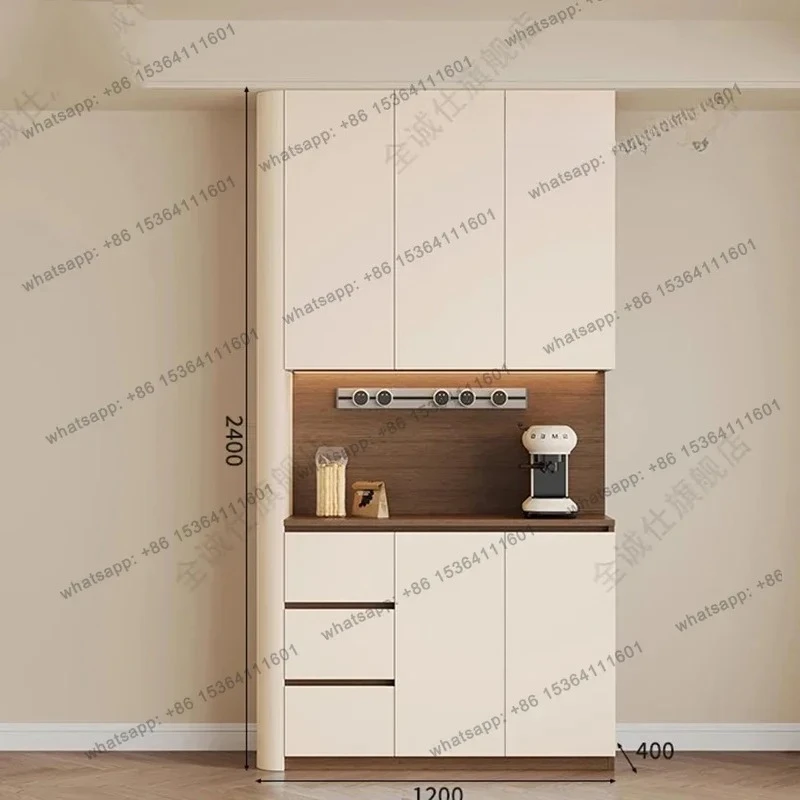 

Multifunctional Wood Wine Cabinet Partitions Designer Nordic Bar Cabinet Tequila Vino Decoration Placards