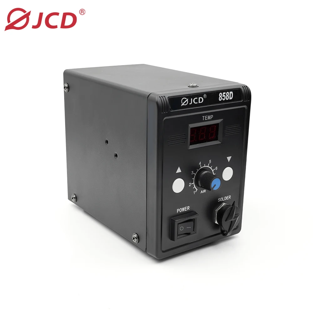 JCD Hot Air Gun 858D 700W BGA Rework Solder Station Soldering Heat Air Gun Station 220V / 110V For SMD SMT Welding Repair Tools