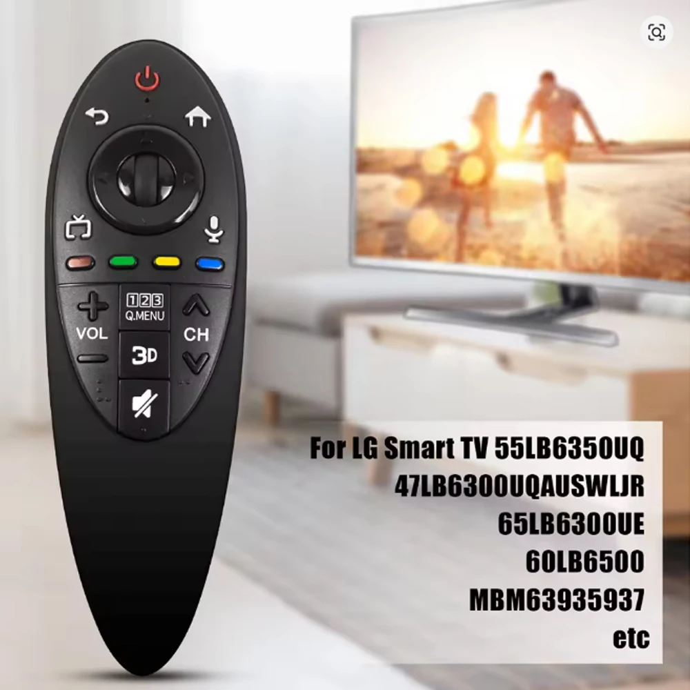 IR AN-MR500G Remote Control Replacement for 3D Smart TV AN-MR500 MBM63935937, without Magic & Voice Functions,