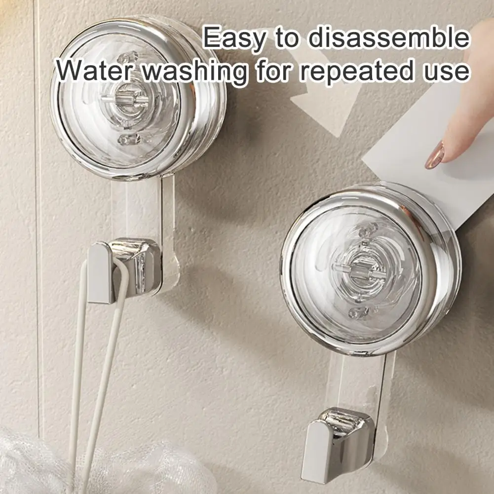 

Многоразовые вращающиеся крючки на присосках с вакуумным креплением, сверхпрочные водонепроницаемые крючки-органайзеры для ванной комнаты