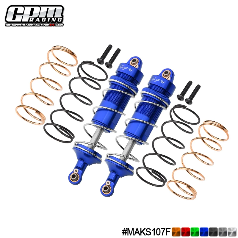 Aluminiowe amortyzatory sprężynowe GPM z przodu 107MM do 1/10 Kraton 4X4 4S-ARA 102690    ARRMA