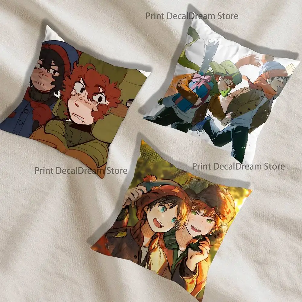Kyle Stan S-South Park Cartma Cushion For Bedroom Car Coffee Shop Room and Living Room Sofa Decorative Pillow Cover Case