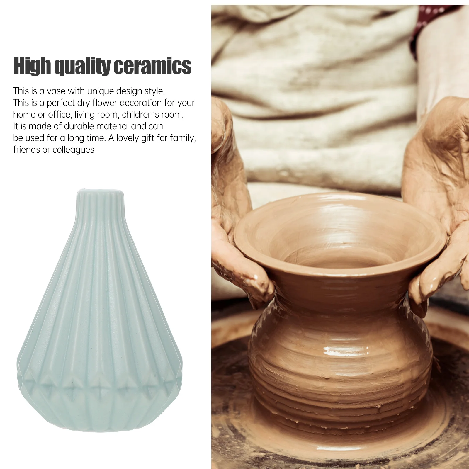 

Vases Decor Home Modern for Rustic Flower Arrangement Holder Pot Unique Design Aesthetic