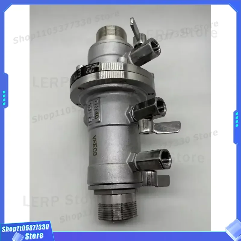 VEECO Stainless Steel 304 Low-Resistance Backflow Preventer Check Valve Threaded Connection for Water Supply HVAC System DN40
