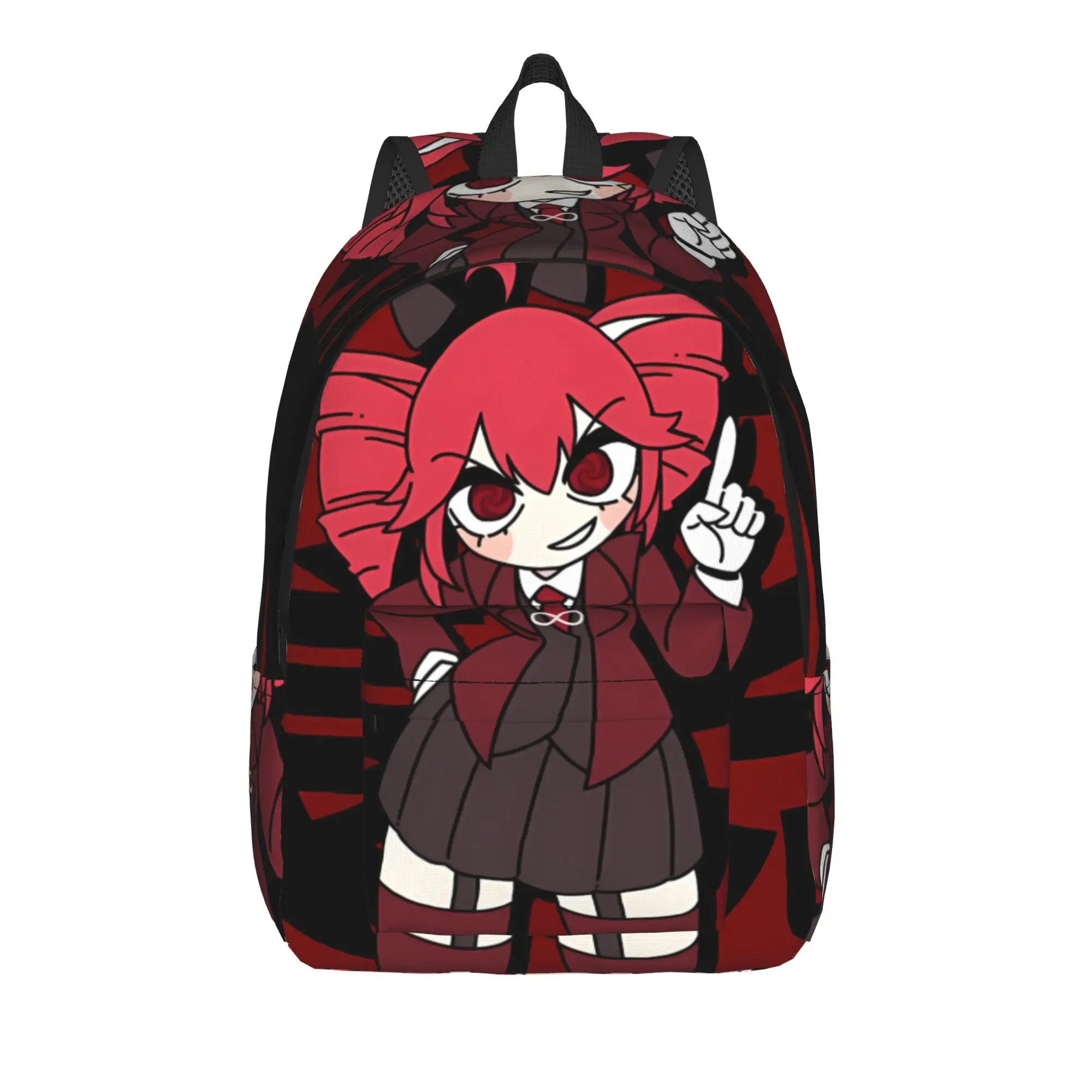 Kasane Teto Bold Text Manga Backpack  Men Polyester Trekking Backpacks Soft Kawaii High School Bags Rucksack