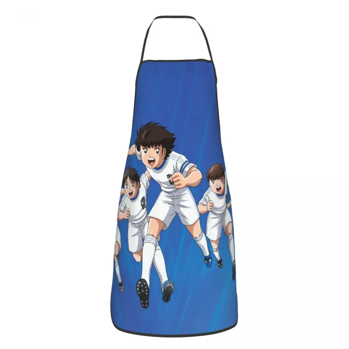 Bib Captain Tsubasa Newteam Aprons for Men Women Unisex Chef Kitchen Cooking Anime Japanese Football Tablier Cuisine Painting