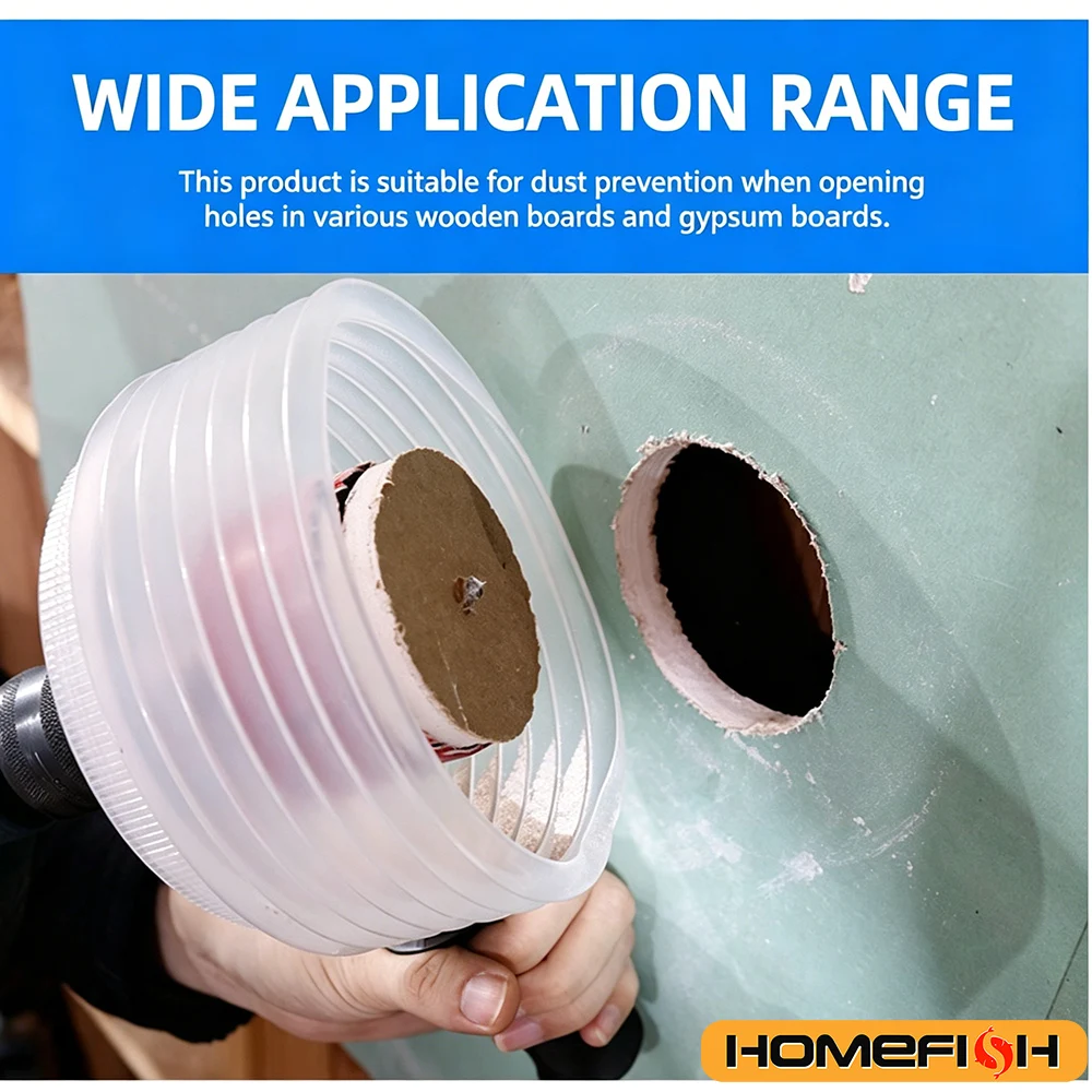 1PC Electric Hammer Drill Dust Collector Cover – Hole Opener Dustproof Cover for Hole Saw Drill Bit, Hand Tool