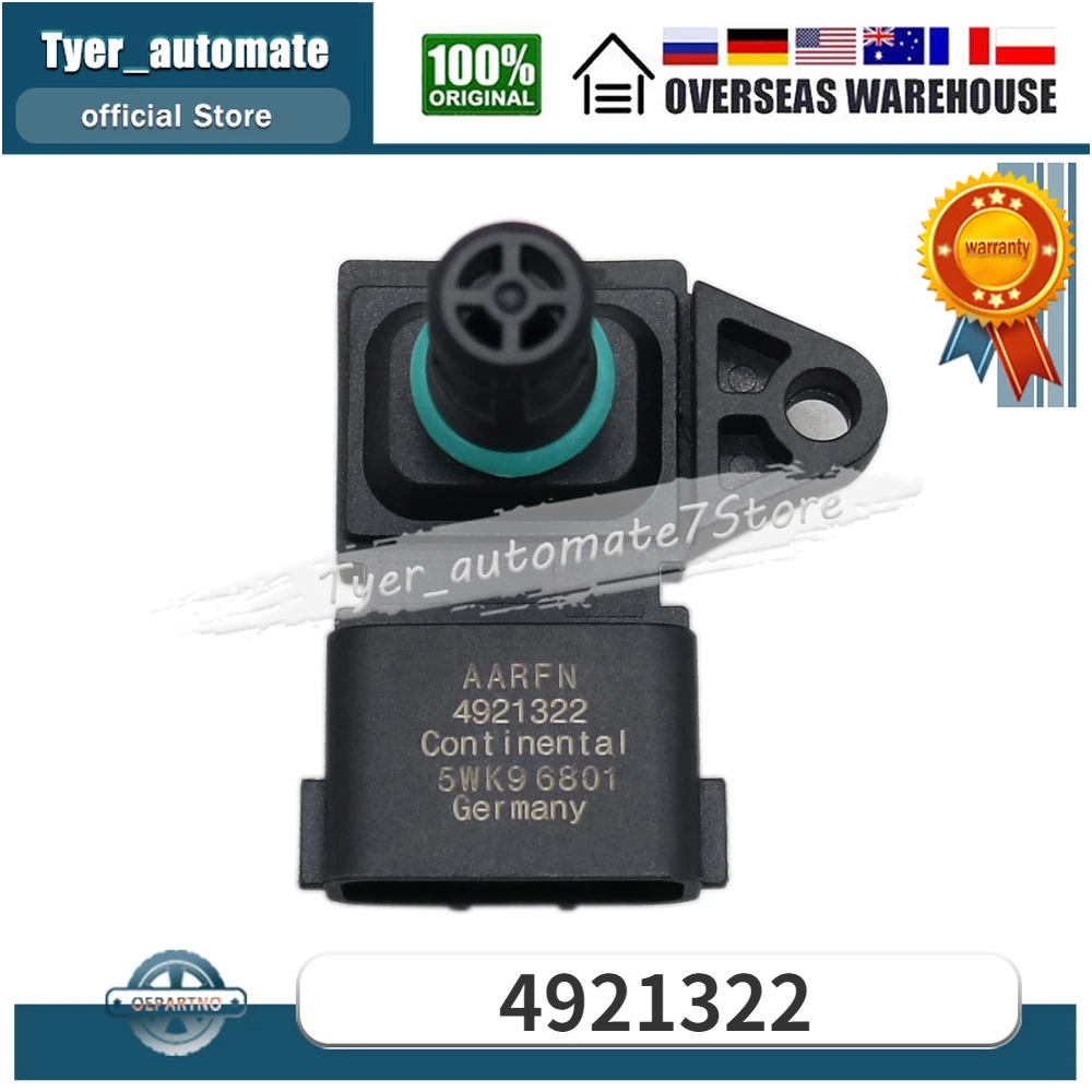 

Air Intake Pressure Sensor 4921322 For Cumnins ISF 2.8 3.8 Dodge Ram 2500 3500 6.7L
