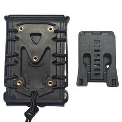 Molle Softshell Mag 5.56mm 7.62mm con Clip Molle anelli per cintura in Nylon fai da te Clip per cintura custodia universale per supporto Mag per M4 AR15 M16 AK