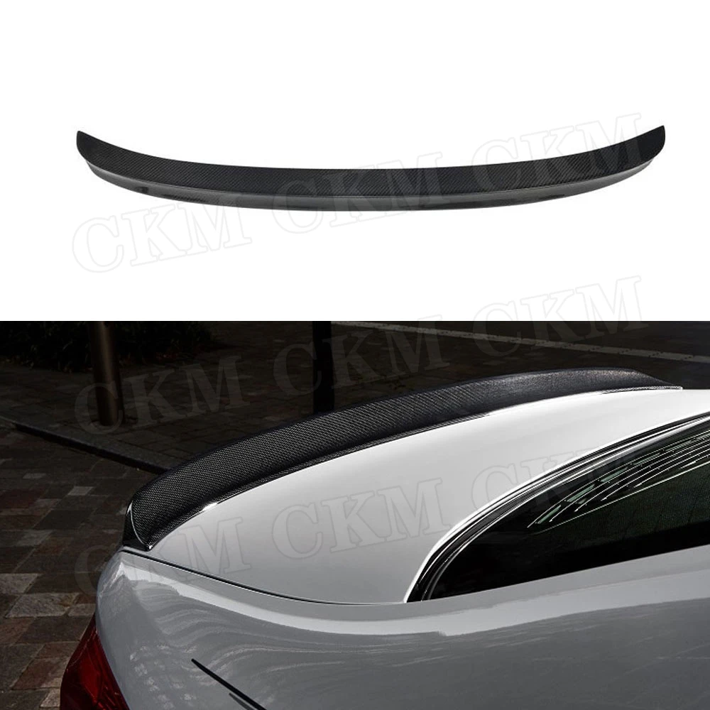 

CKMUUER for BMW 5 Series G30 F90 M5 Sedan 2017 -2019 3D Style Dry Carbon Fiber Rear Spoiler Duck Wings Spoiler Car Styling FRP