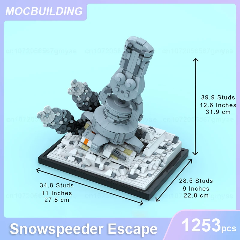 Betrayal in the Clouds & Snowspeeder Escape & Rebel Briefing Room MOC Building Blocks DIY Assemble Bricks Display Toys Gifts