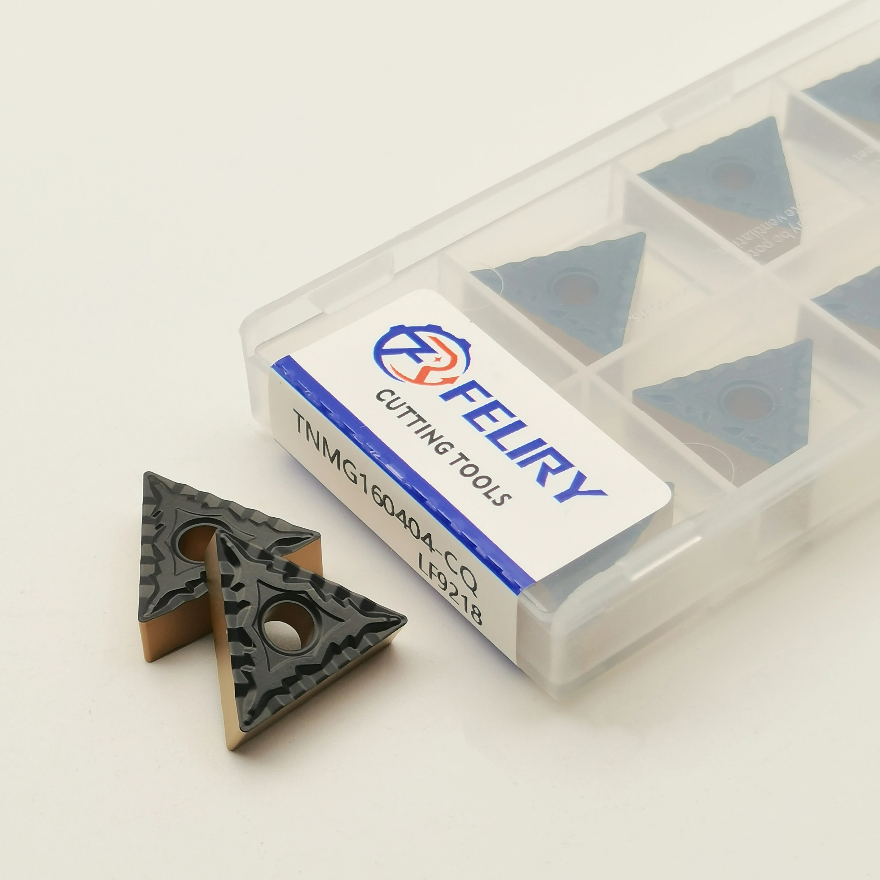 

10PCS High-quality hard alloy cutting tools TNMG160404 and TNMG160408-CQ LF9218 can be used for processing all-steel TNMG