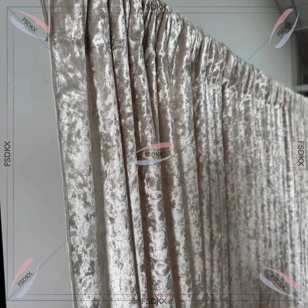 Velvet Double Sided Stage Drape Backdrop Decoration Curtain for Party Events