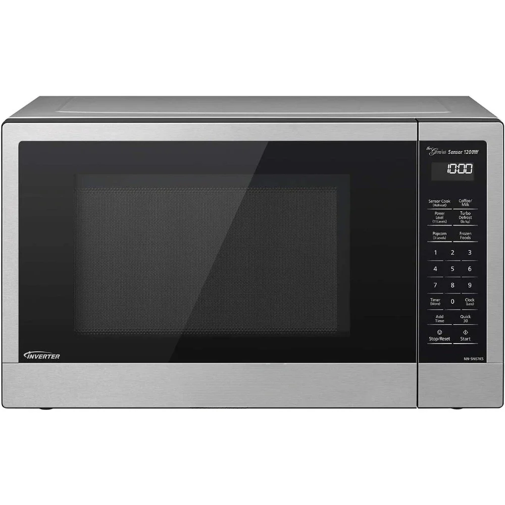 Microwave Oven, 1.2 cu.ft, Stainless Steel/Silver,1200W,stainless steel countertop oven, Microwave Ovens